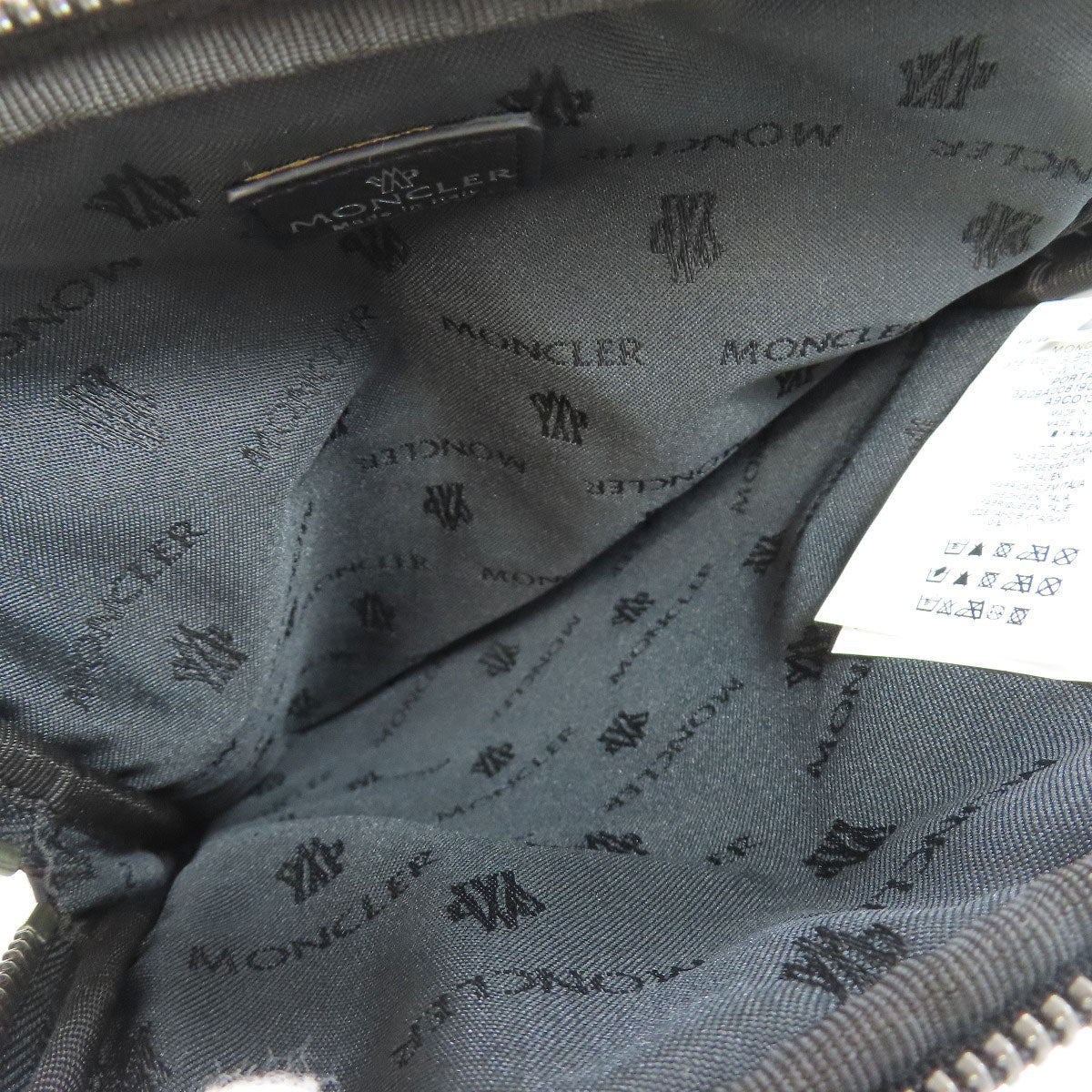 MONCLER モンクレール タブレットケース カモフラージュ柄 アクセサリーポーチ ナイロン レディース 中古