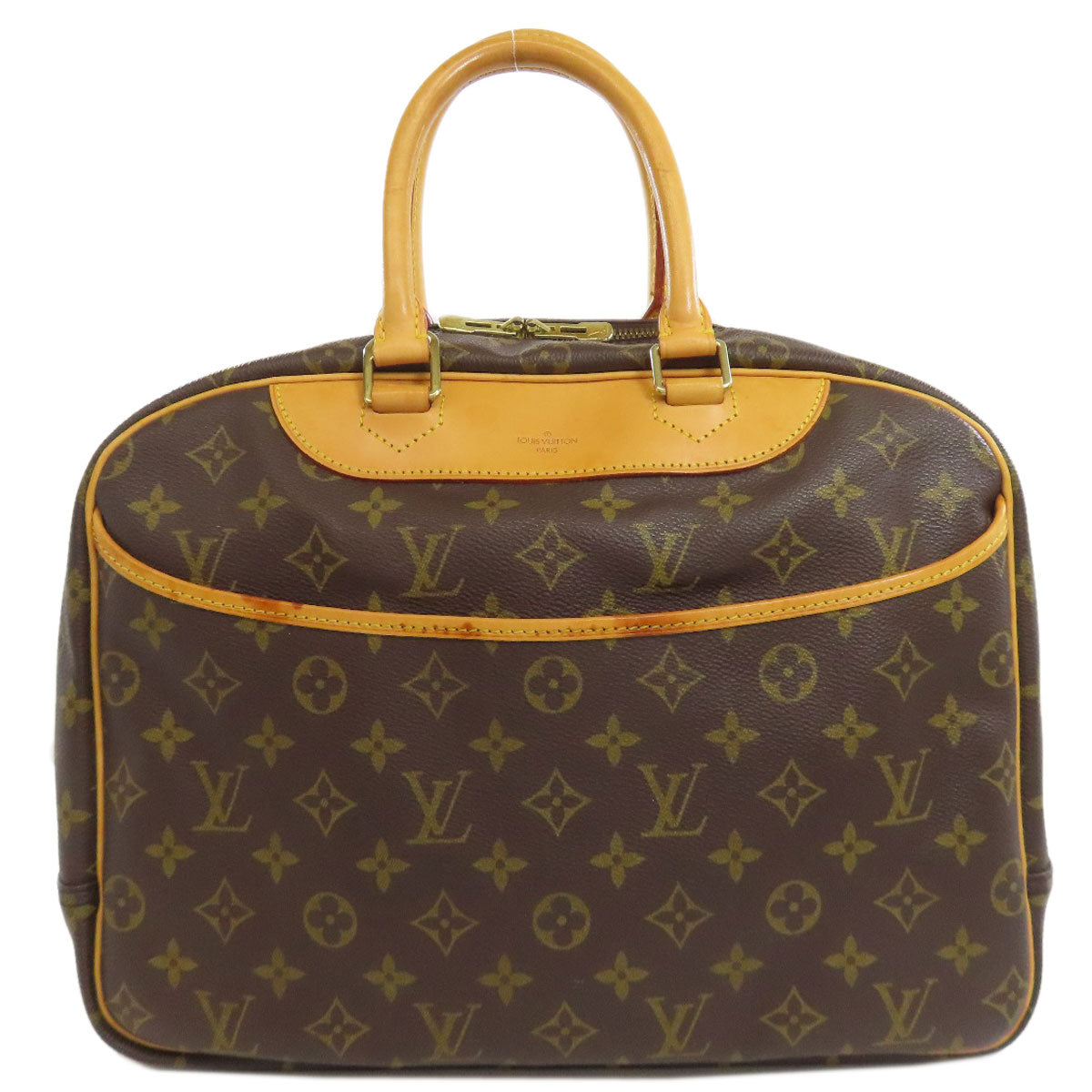 LOUIS VUITTON ルイヴィトン M47270 ドーヴィル ハンドバッグ モノグラムキャンバス レディース 中古