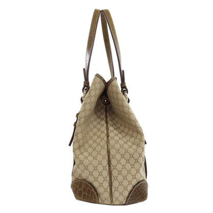 CELINE セリーヌ マカダム柄 トートバッグ キャンバス レディース 中古