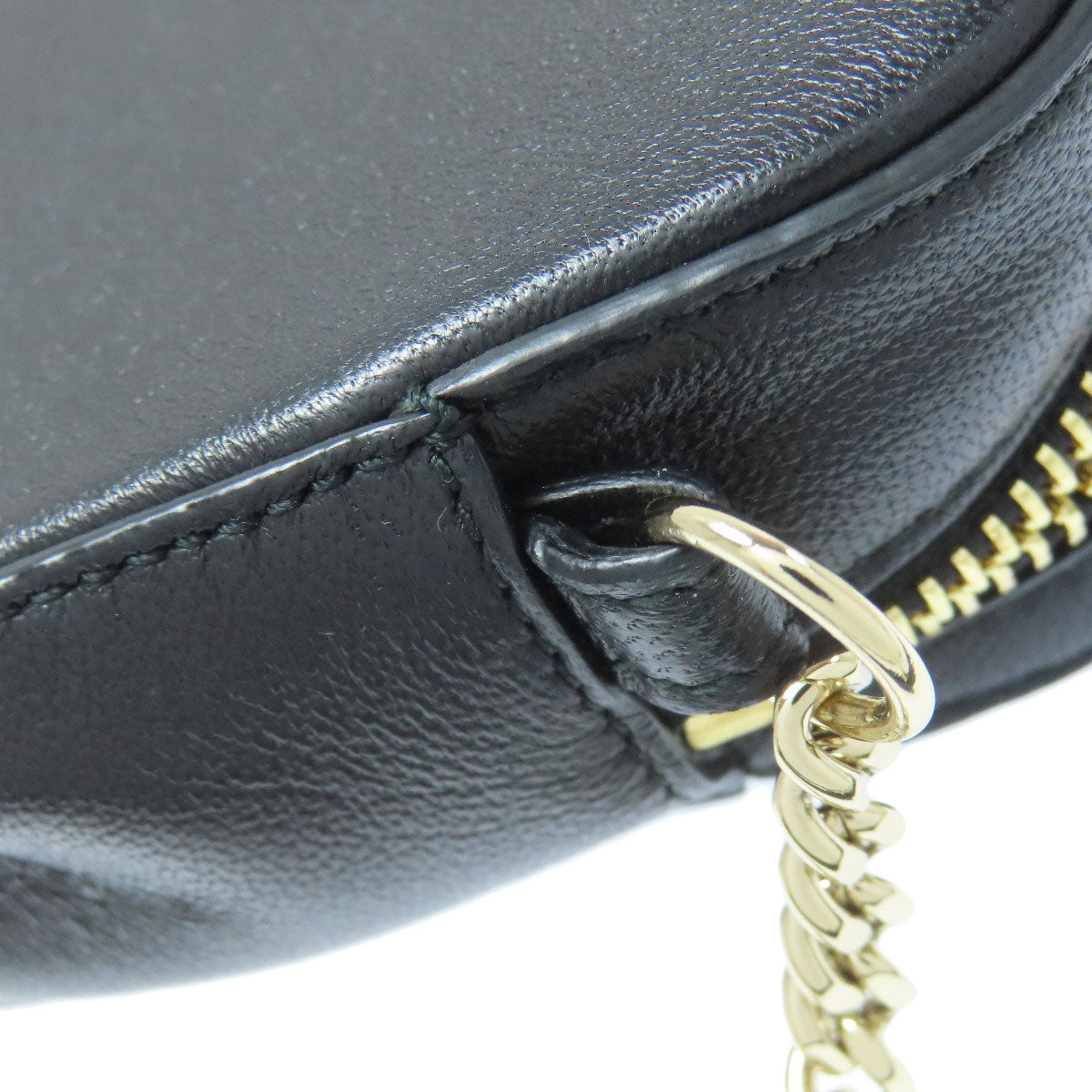 Jimmy Choo ジミーチュウ チェーンショルダー ショルダーバッグ レザー レディース 中古