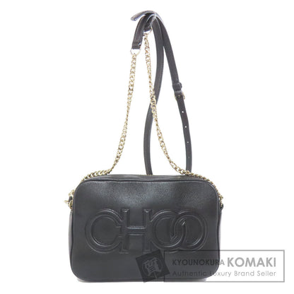 Jimmy Choo ジミーチュウ チェーンショルダー ショルダーバッグ レザー レディース 中古