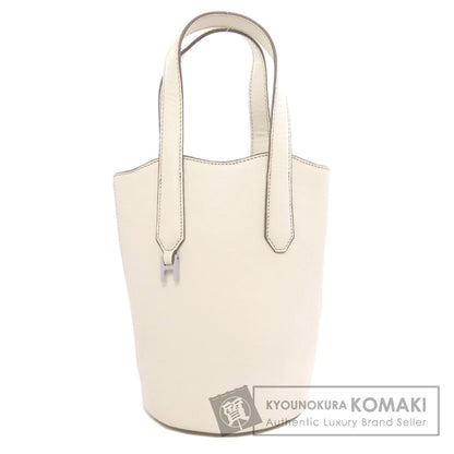 HIROFU ヒロフ シンプルデザイン ハンドバッグ レザー レディース 中古