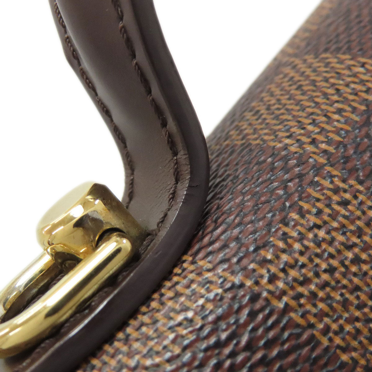 LOUIS VUITTON ルイヴィトン N41168 ベルガモMM ハンドバッグ ダミエキャンバス レディース 中古