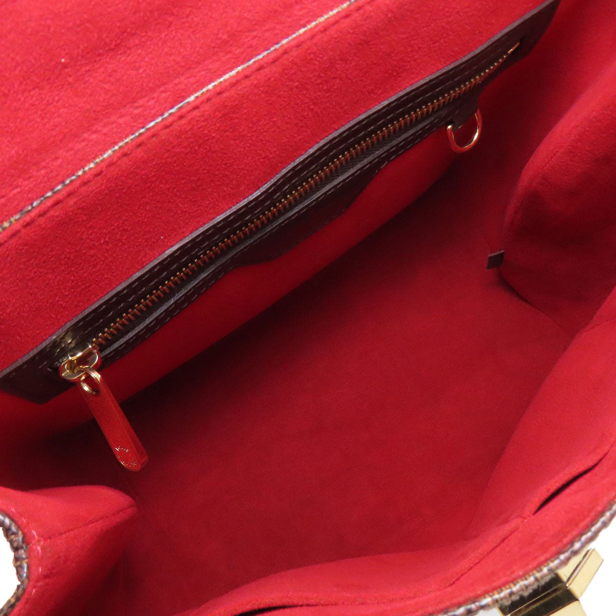 LOUIS VUITTON ルイヴィトン N41168 ベルガモMM ハンドバッグ ダミエキャンバス レディース 中古
