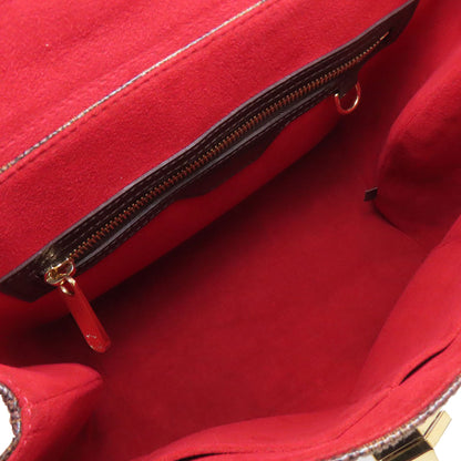 LOUIS VUITTON ルイヴィトン N41168 ベルガモMM ハンドバッグ ダミエキャンバス レディース 中古