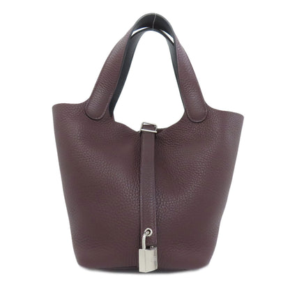 HERMES エルメス ピコタンロックPM エクラ シルバー金具 ハンドバッグ トリヨン レディース 中古