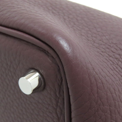 HERMES エルメス ピコタンロックPM エクラ シルバー金具 ハンドバッグ トリヨン レディース 中古