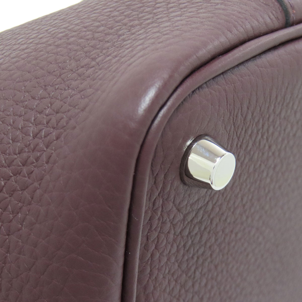 HERMES エルメス ピコタンロックPM エクラ シルバー金具 ハンドバッグ トリヨン レディース 中古