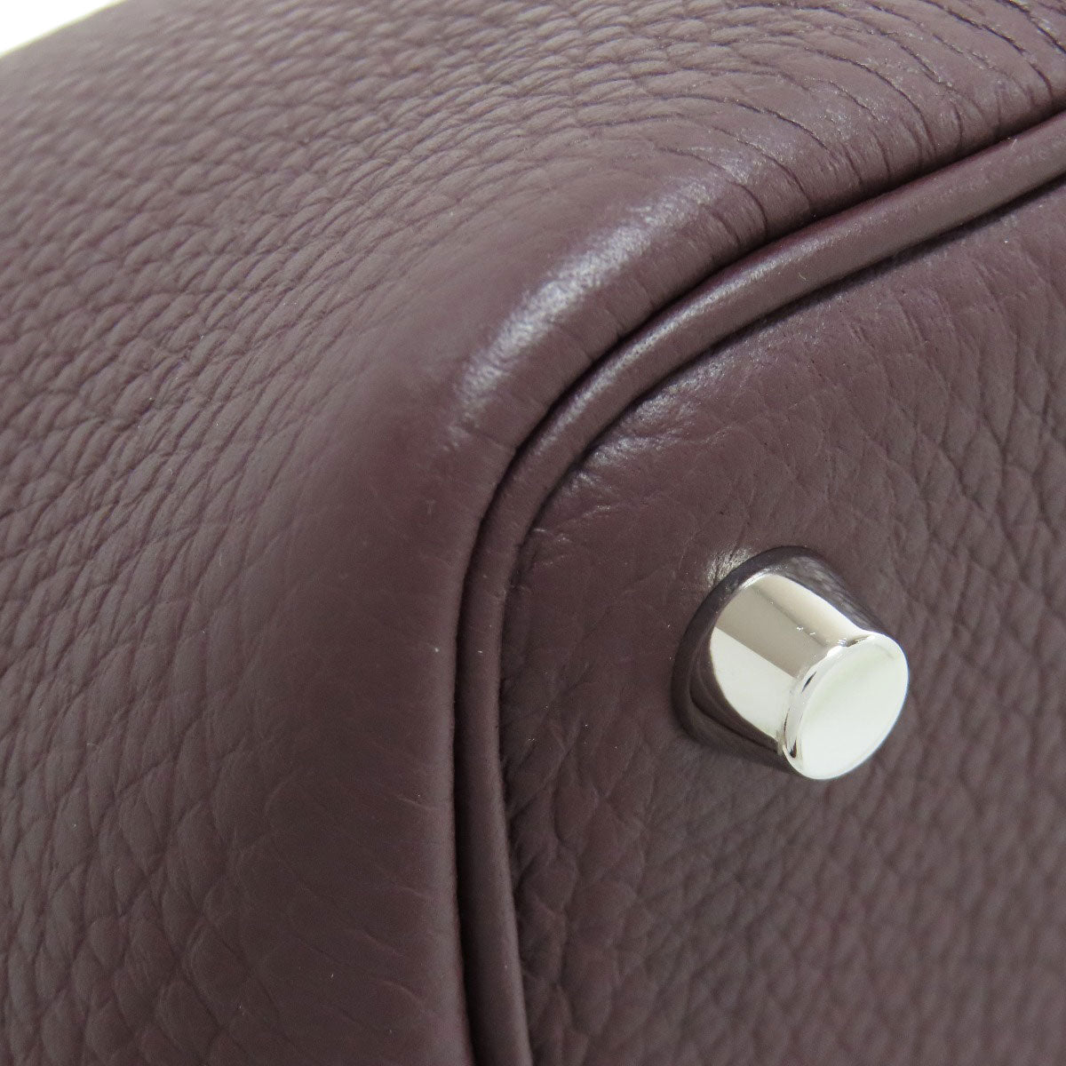 HERMES エルメス ピコタンロックPM エクラ シルバー金具 ハンドバッグ トリヨン レディース 中古