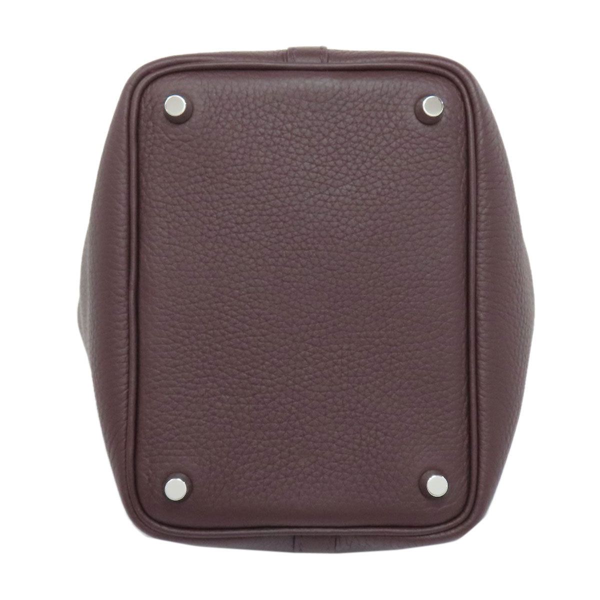 HERMES エルメス ピコタンロックPM エクラ シルバー金具 ハンドバッグ トリヨン レディース 中古