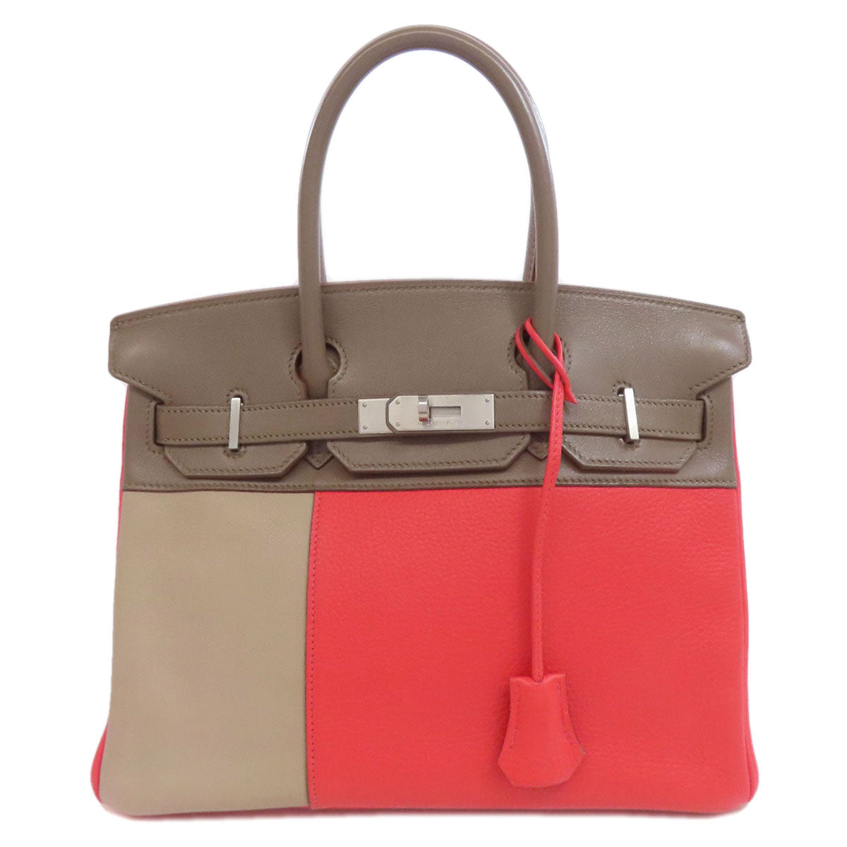 HERMES エルメス バーキン30 カザック シルバー金具 ハンドバッグ トリヨン レディース 中古