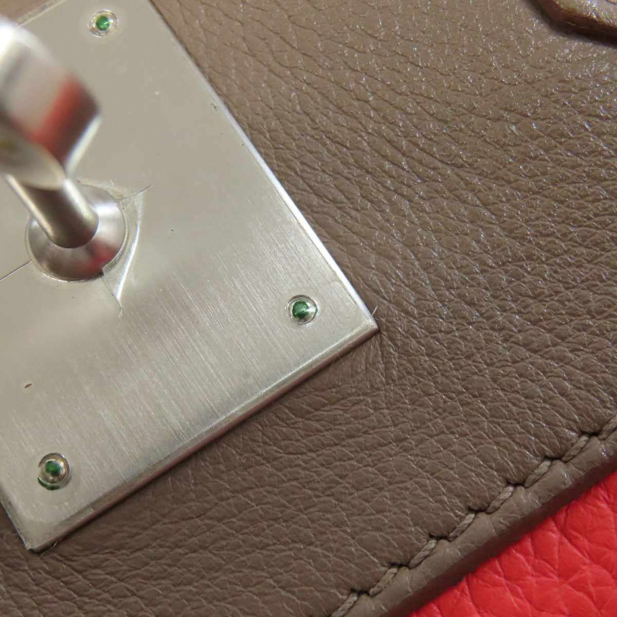 HERMES エルメス バーキン30 カザック シルバー金具 ハンドバッグ トリヨン レディース 中古