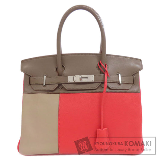 HERMES エルメス バーキン30 カザック シルバー金具 ハンドバッグ トリヨン レディース 中古