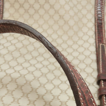 CELINE セリーヌ マカダム トートバッグ キャンバス レディース 中古