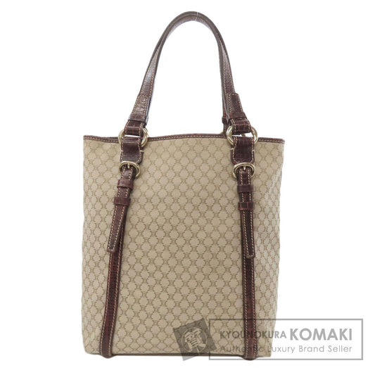 CELINE セリーヌ マカダム トートバッグ キャンバス レディース 中古