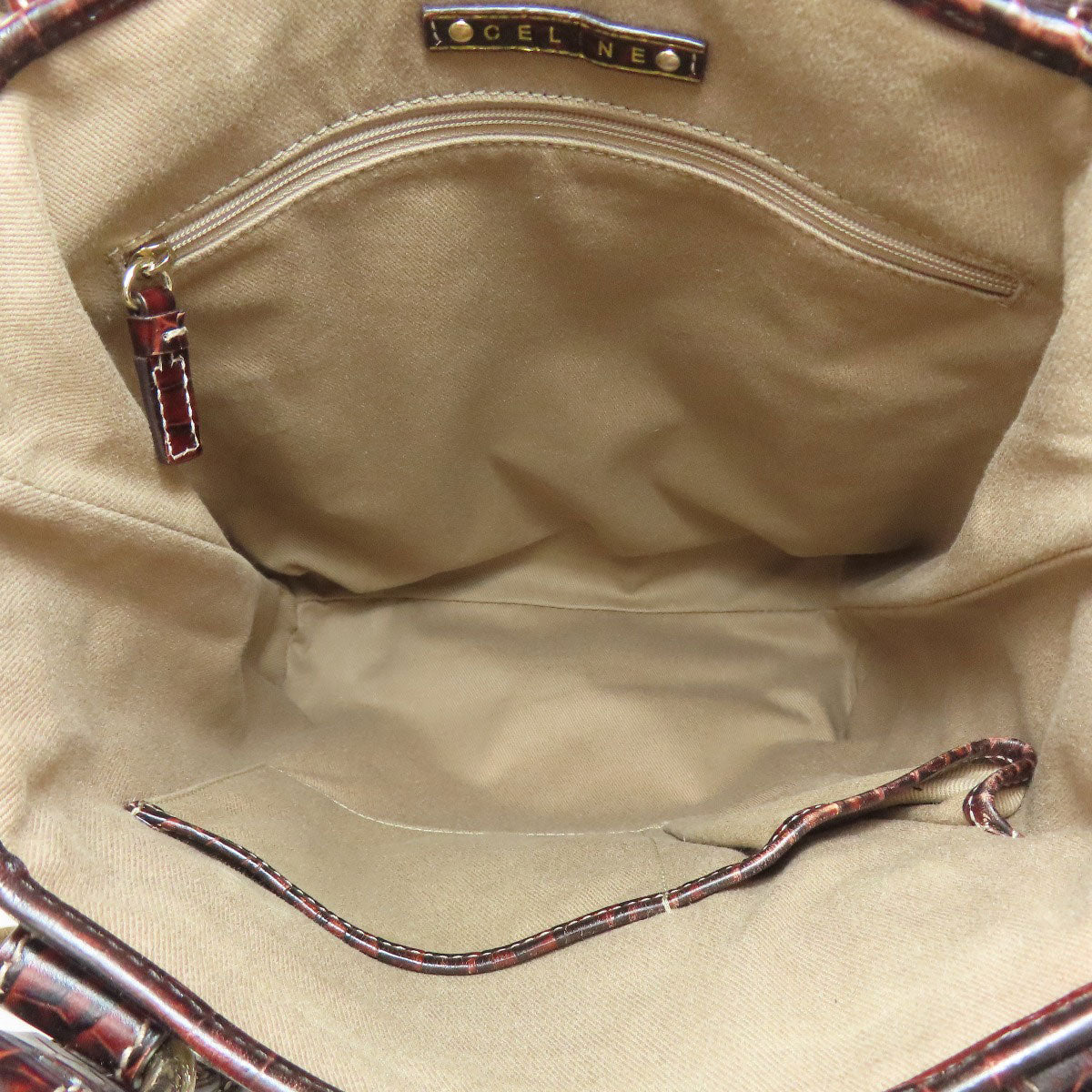 CELINE セリーヌ マカダム トートバッグ キャンバス レディース 中古