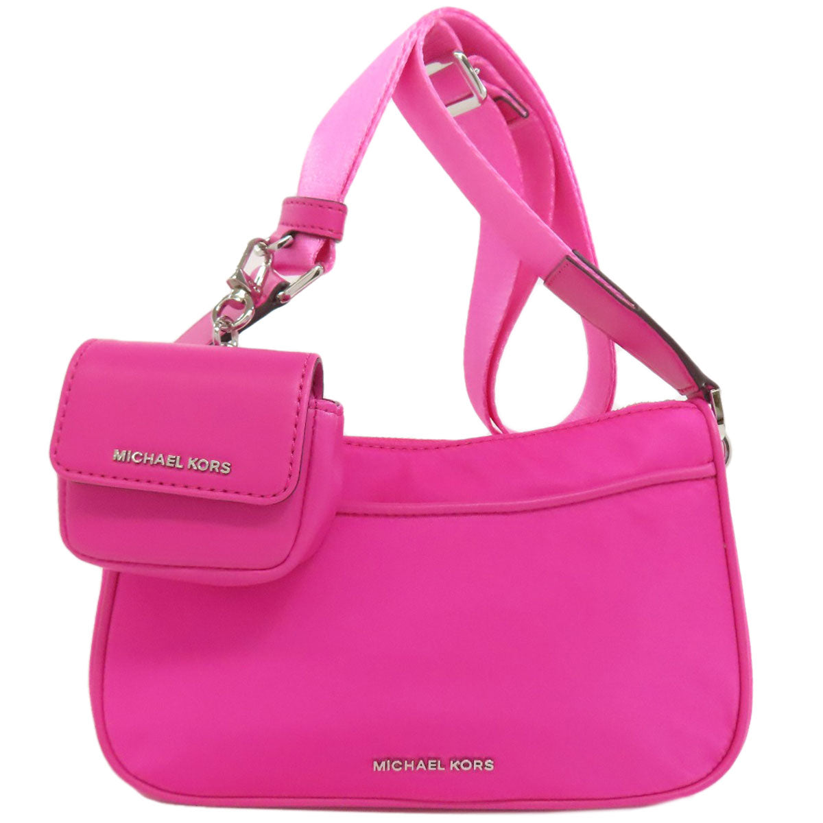 Michael Kors マイケルコース ロゴ ショルダーバッグ ナイロン レディース 中古