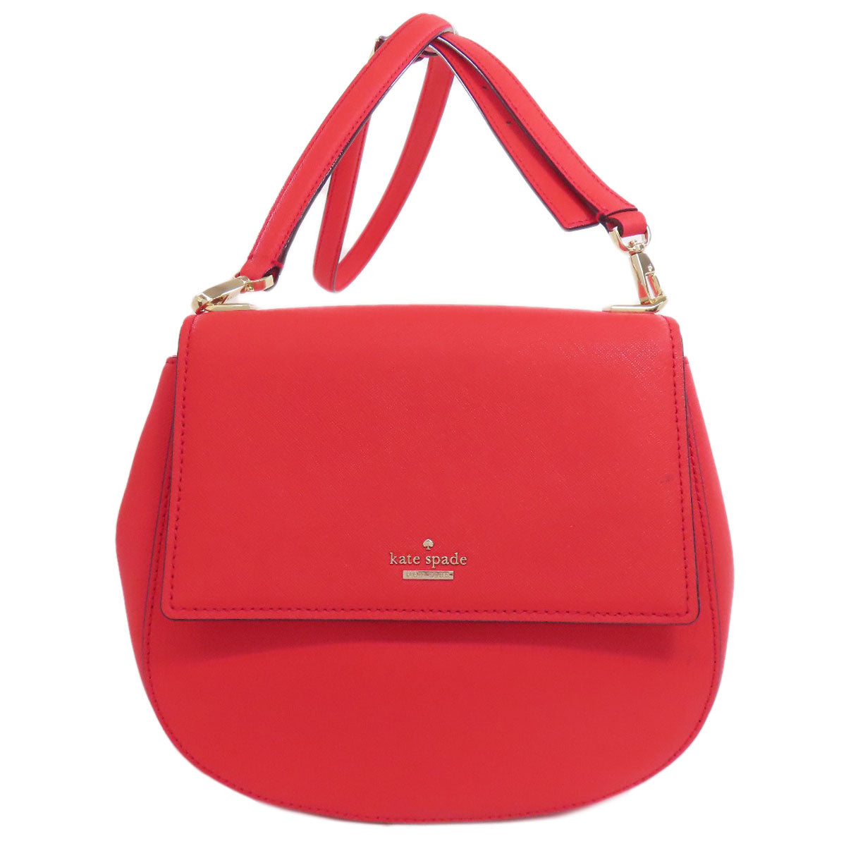 kate spade ケイトスペード ロゴ ショルダーバッグ レザー レディース 中古
