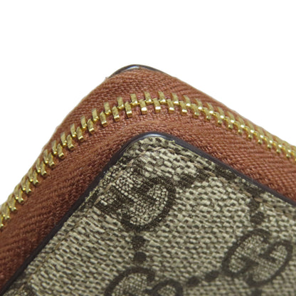 GUCCI グッチ 456863 タイガー GGスプリーム 長財布（小銭入れあり） PVC レディース 中古