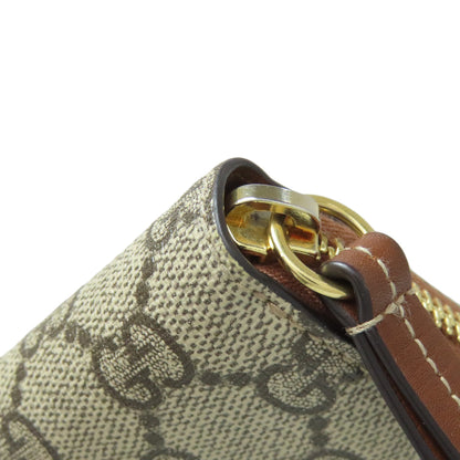 GUCCI グッチ 456863 タイガー GGスプリーム 長財布（小銭入れあり） PVC レディース 中古