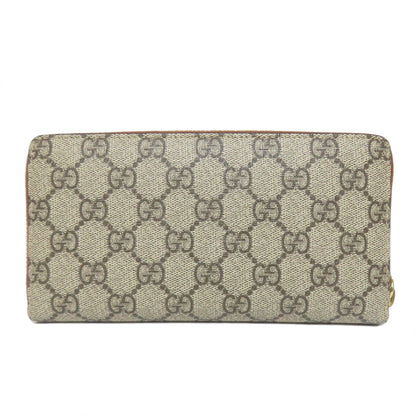 GUCCI グッチ 456863 タイガー GGスプリーム 長財布（小銭入れあり） PVC レディース 中古