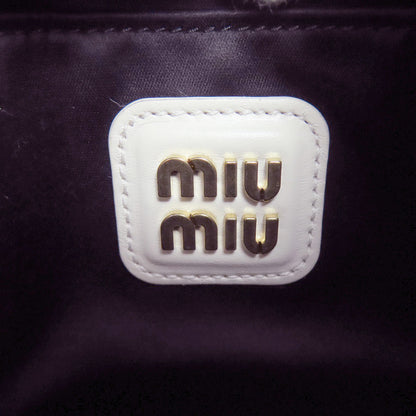 MIUMIU ミュウミュウ マテラッセ 2WAY ハンドバッグ カーフ レディース 中古