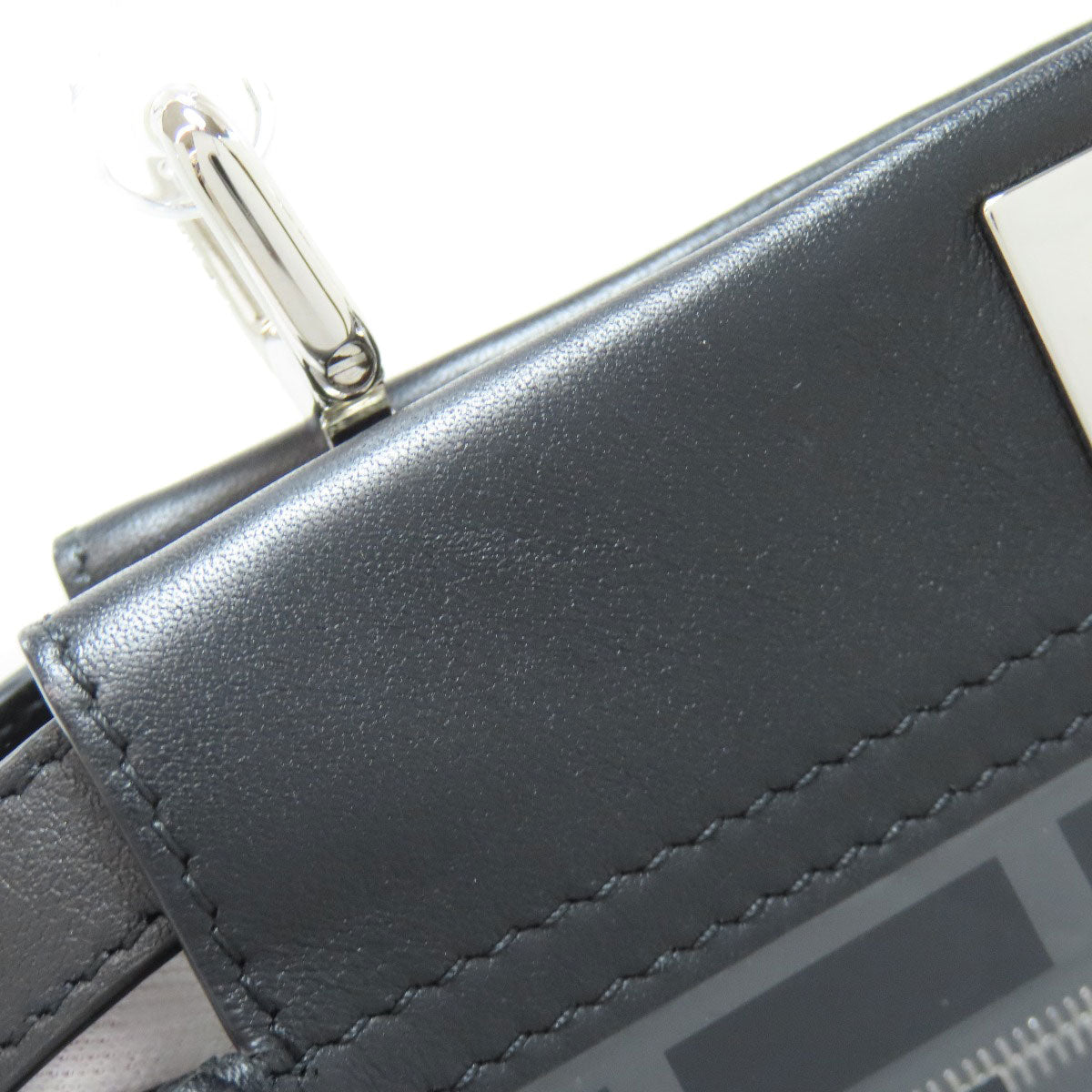 FENDI フェンディ ピーカブー ミニ 2WAY ハンドバッグ ビニール レディース 中古