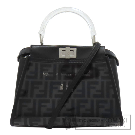 FENDI フェンディ ピーカブー ミニ 2WAY ハンドバッグ ビニール レディース 中古