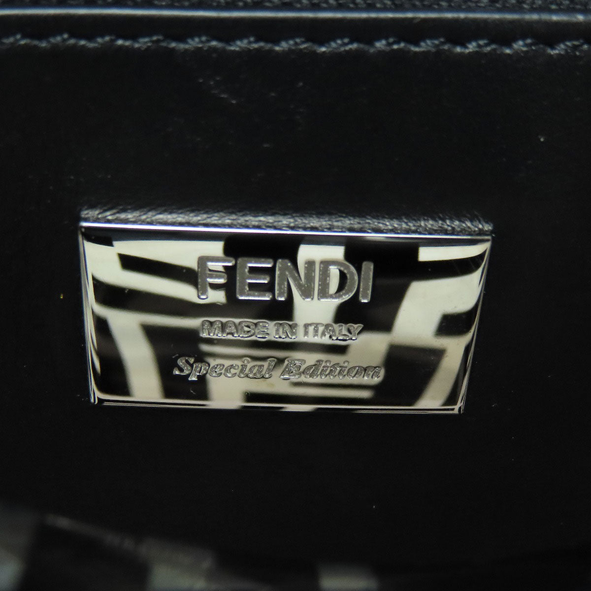 FENDI フェンディ ピーカブー ミニ 2WAY ハンドバッグ ビニール レディース 中古