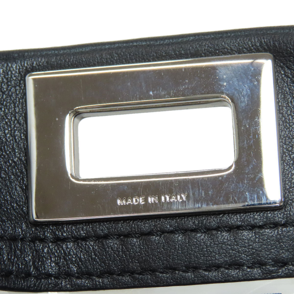 FENDI フェンディ ピーカブー ミニ 2WAY ハンドバッグ ビニール レディース 中古