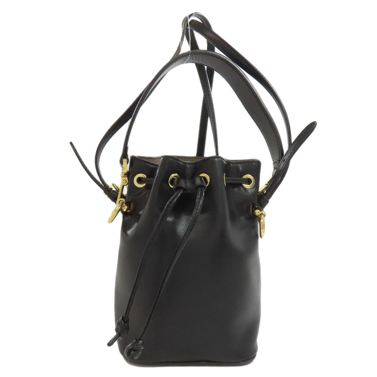 FENDI フェンディ モントレゾール 2WAY ハンドバッグ レザー レディース 中古