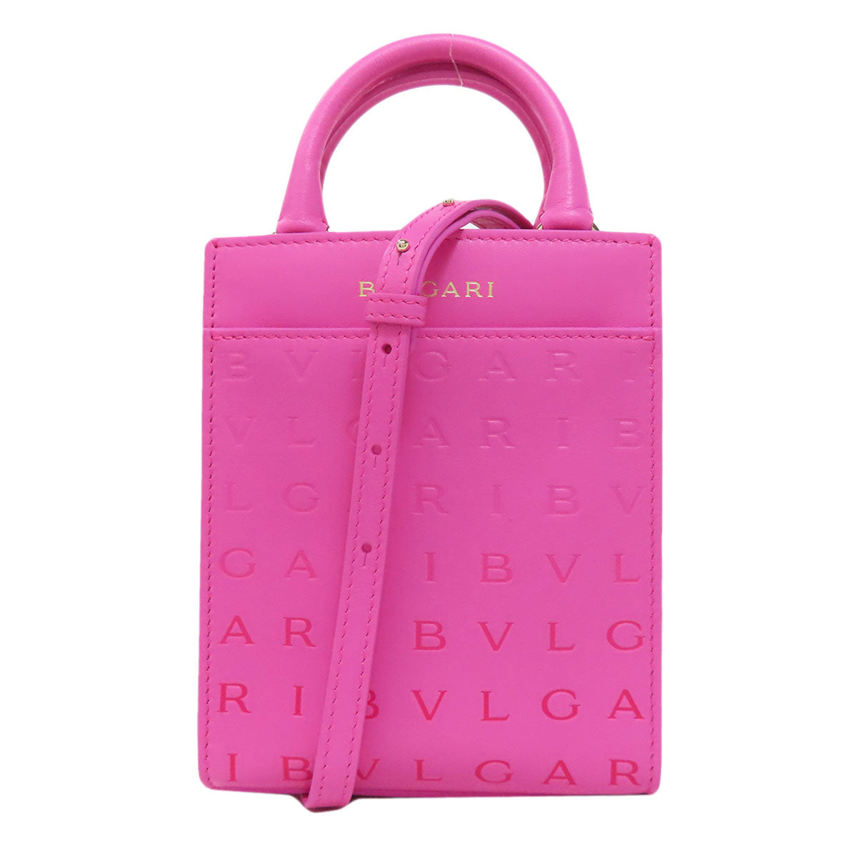 BVLGARI ブルガリ インフィニートゥム 2WAY ハンドバッグ カーフ レディース 中古
