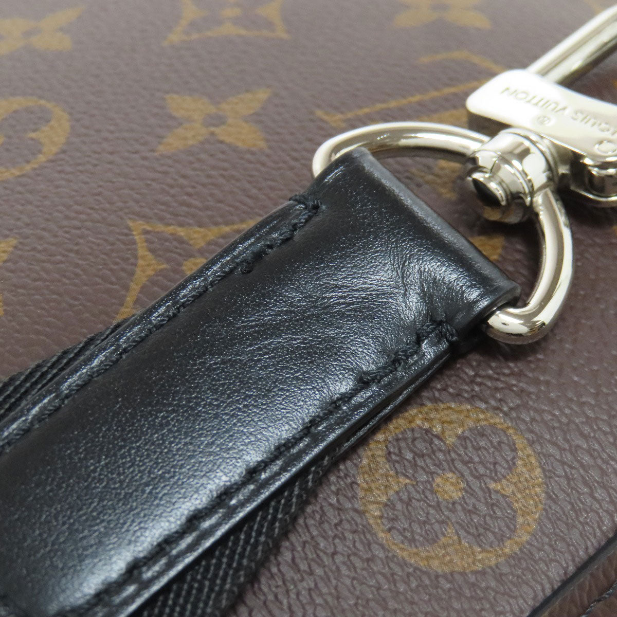 LOUIS VUITTON ルイヴィトン M46327 アヴェニュースリング モノグラム マカサー ボディバッグ モノグラムキャンバス レディース 中古