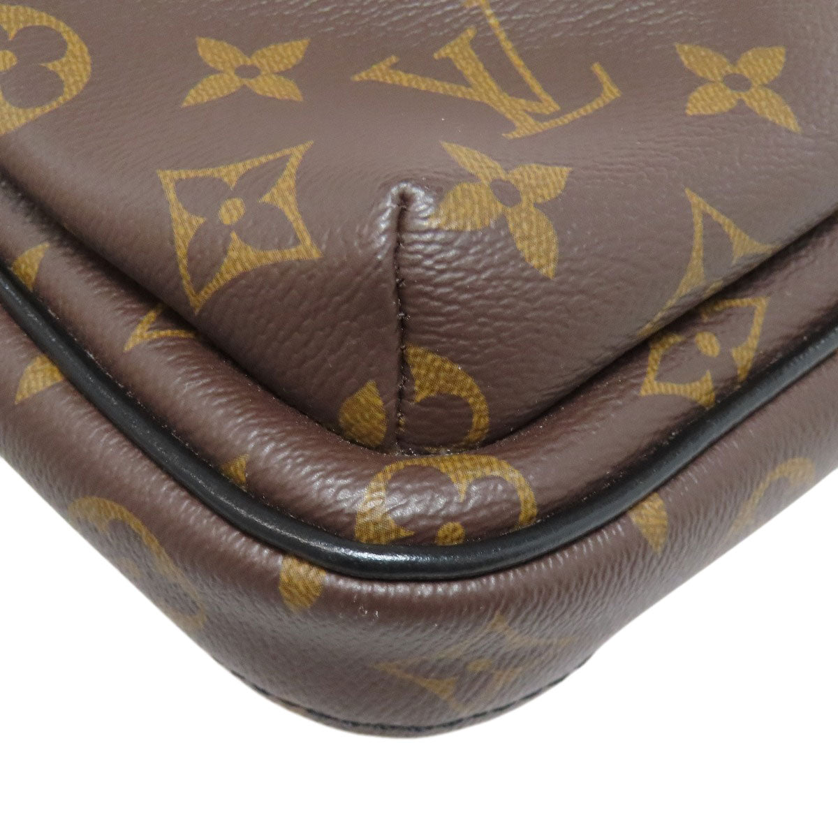 LOUIS VUITTON ルイヴィトン M46327 アヴェニュースリング モノグラム マカサー ボディバッグ モノグラムキャンバス レディース 中古