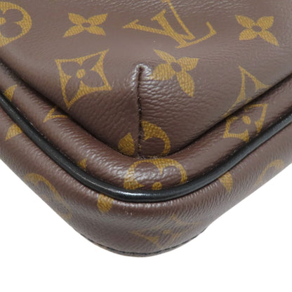 LOUIS VUITTON ルイヴィトン M46327 アヴェニュースリング モノグラム マカサー ボディバッグ モノグラムキャンバス レディース 中古