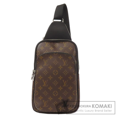 LOUIS VUITTON ルイヴィトン M46327 アヴェニュースリング モノグラム マカサー ボディバッグ モノグラムキャンバス レディース 中古