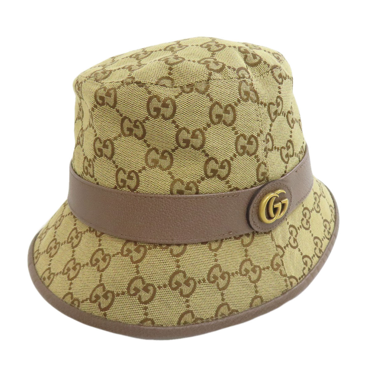 GUCCI グッチ 735219 GG 帽子 キャンバス レディース 中古