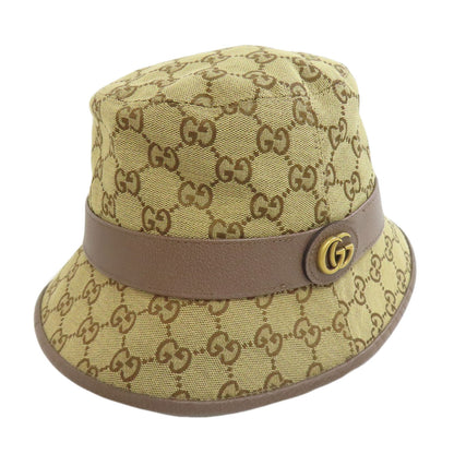 GUCCI グッチ 735219 GG 帽子 キャンバス レディース 中古