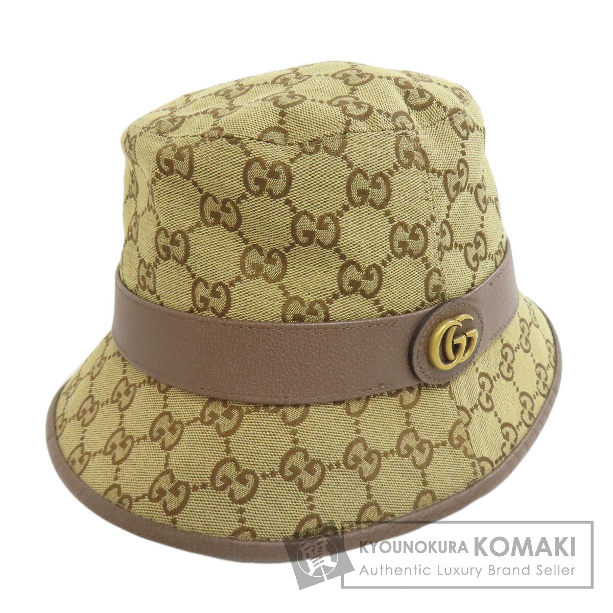GUCCI グッチ 735219 GG 帽子 キャンバス レディース 中古