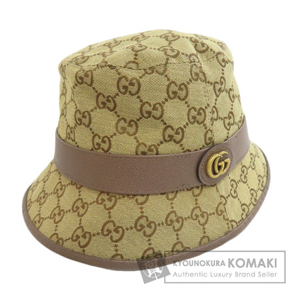 GUCCI グッチ 735219 GG 帽子 キャンバス レディース 中古