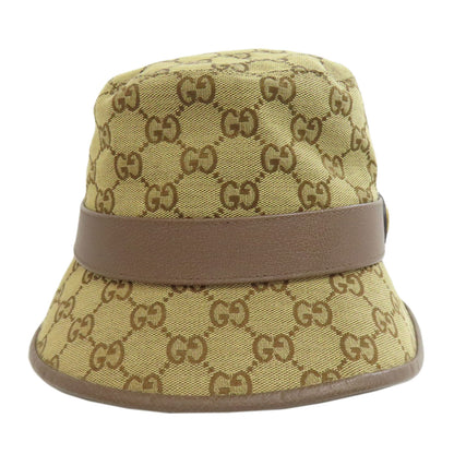 GUCCI グッチ 735219 GG 帽子 キャンバス レディース 中古
