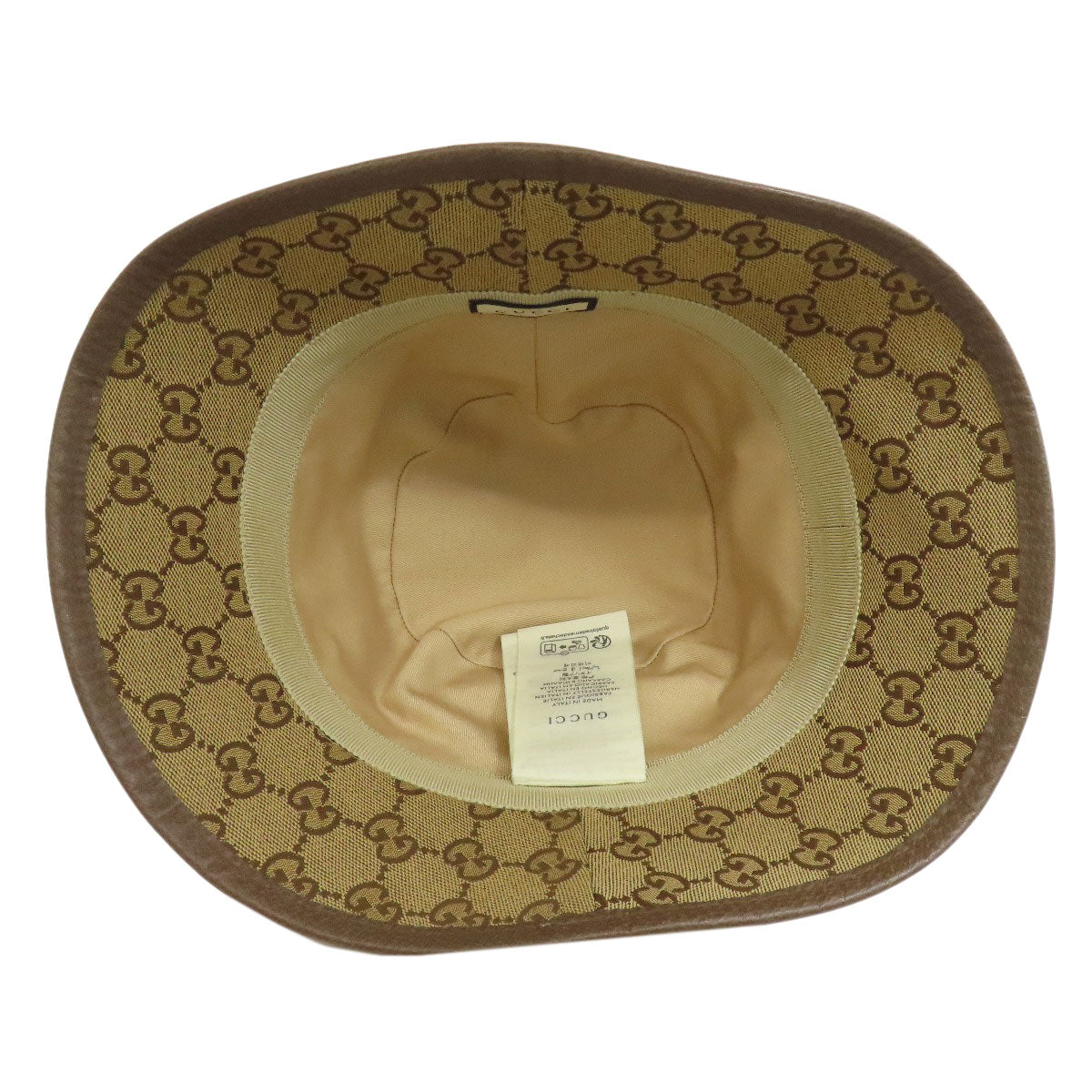 GUCCI グッチ 735219 GG 帽子 キャンバス レディース 中古