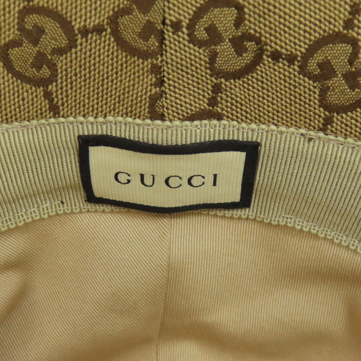 GUCCI グッチ 735219 GG 帽子 キャンバス レディース 中古