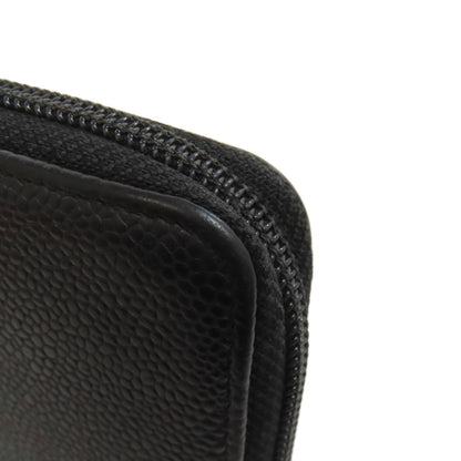 CHANEL シャネル ココマーク 長財布（小銭入れあり） グレインド カーフスキン レディース 中古