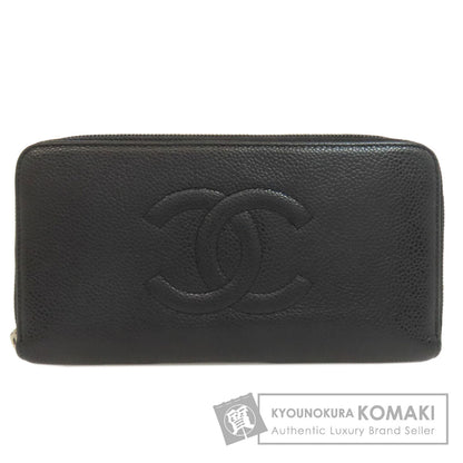 CHANEL シャネル ココマーク 長財布（小銭入れあり） グレインド カーフスキン レディース 中古
