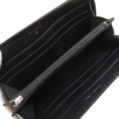 CHANEL シャネル ココマーク 長財布（小銭入れあり） グレインド カーフスキン レディース 中古