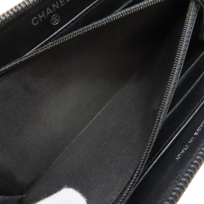 CHANEL シャネル ココマーク 長財布（小銭入れあり） グレインド カーフスキン レディース 中古