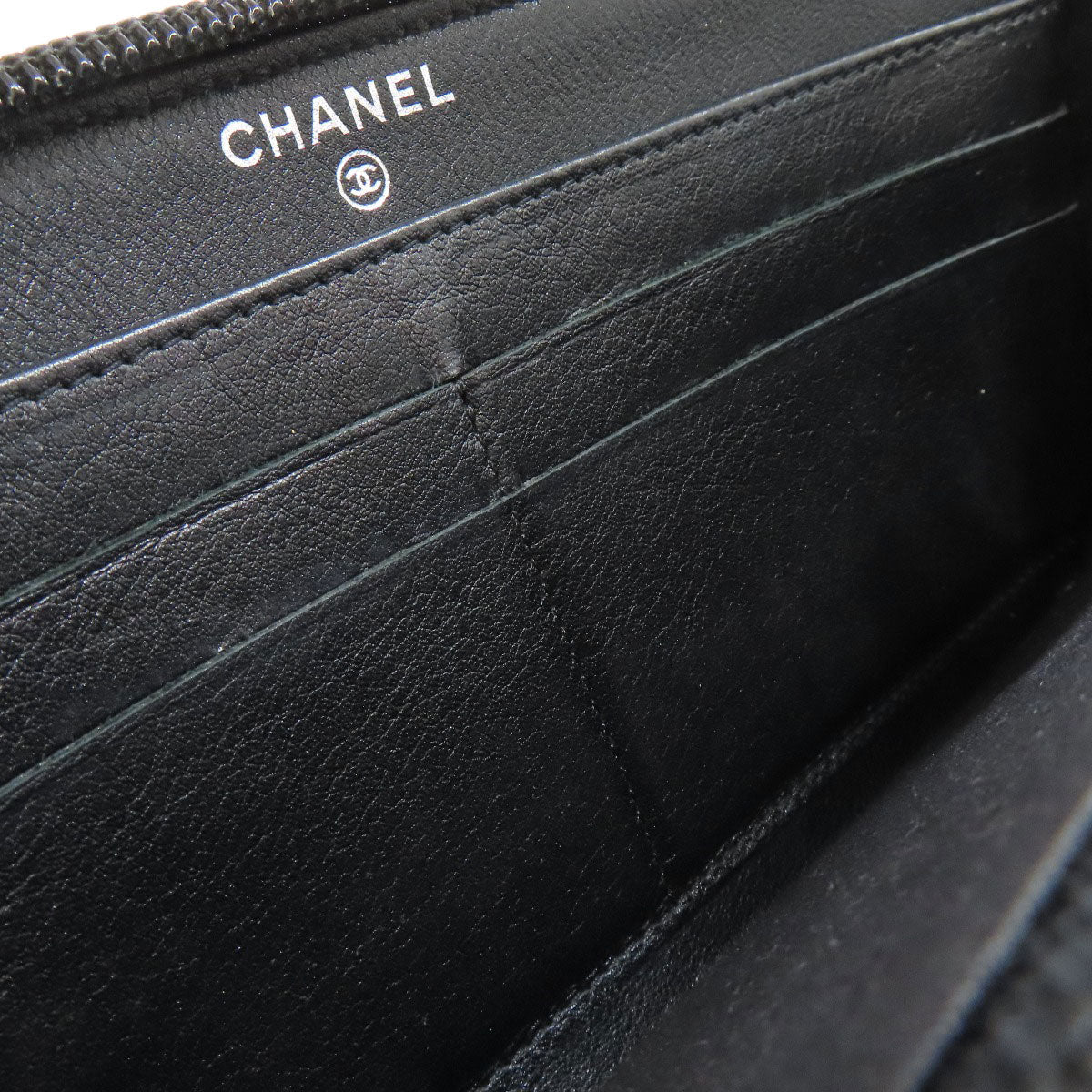CHANEL シャネル ココマーク 長財布（小銭入れあり） グレインド カーフスキン レディース 中古