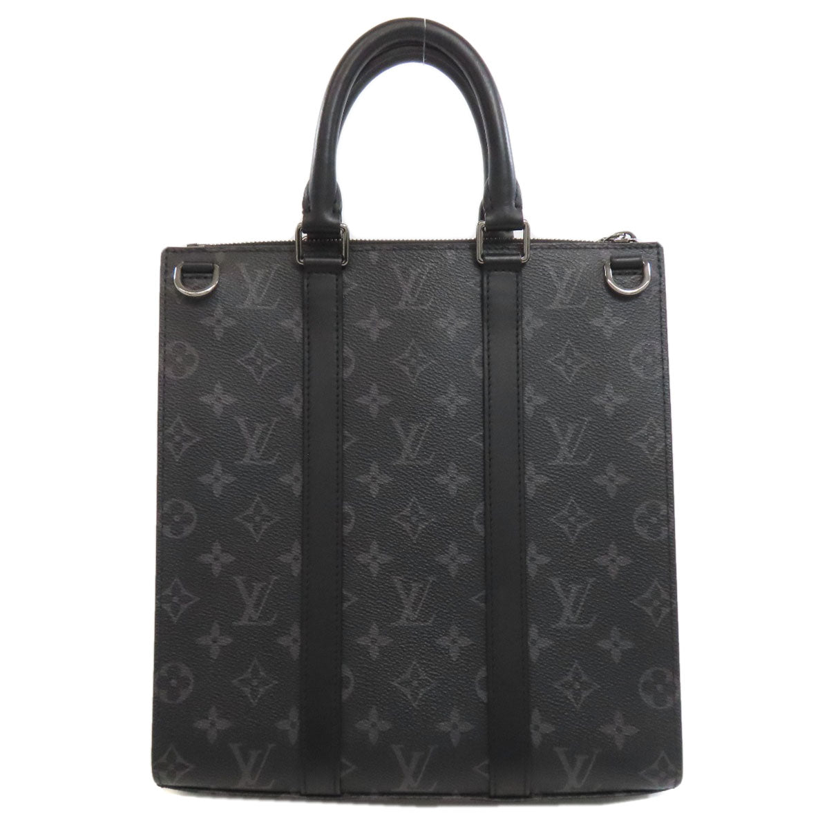 LOUIS VUITTON ルイヴィトン M46452 サック・プラ ハンドバッグ モノグラムエクリプス レディース 中古