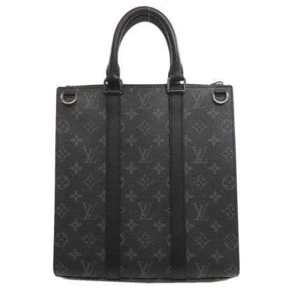 LOUIS VUITTON ルイヴィトン M46452 サック・プラ ハンドバッグ モノグラムエクリプス レディース 中古
